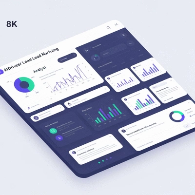 AI-driven lead nurturing with personalized communication on a digital interface